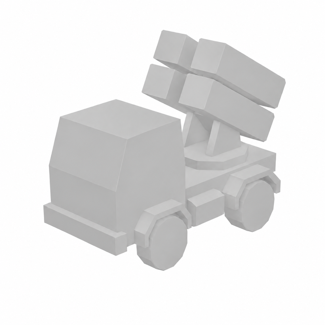 Single-color truck silhouette reference
