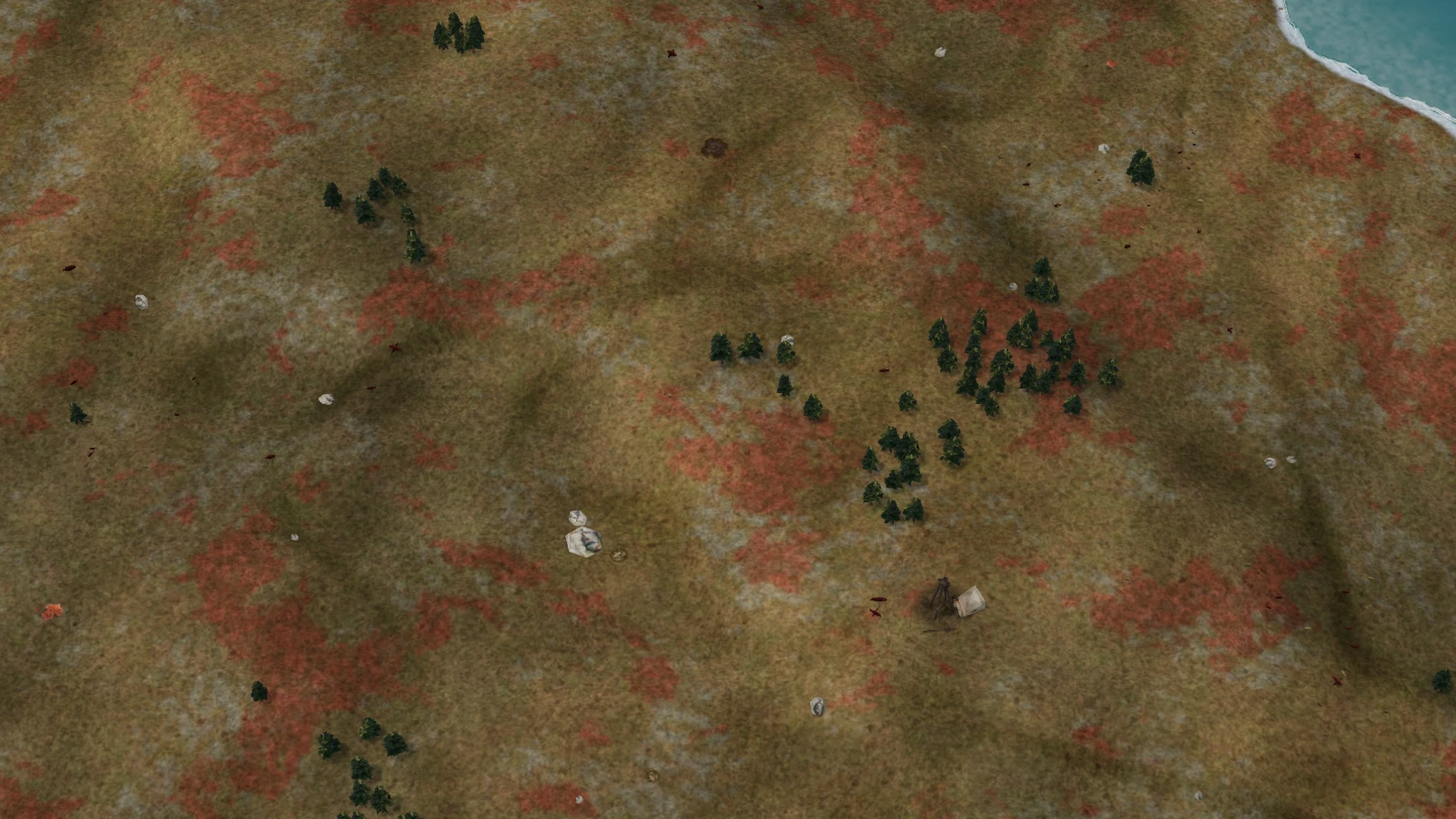 The tundra map with its improved terrain
