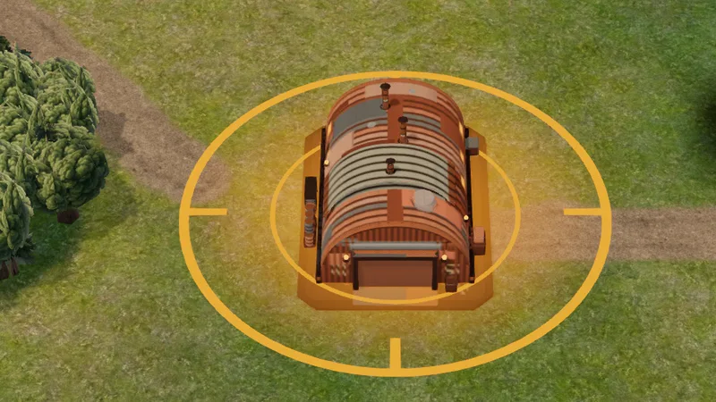 SPEAR strike: a Syndicate barracks inside the target ring